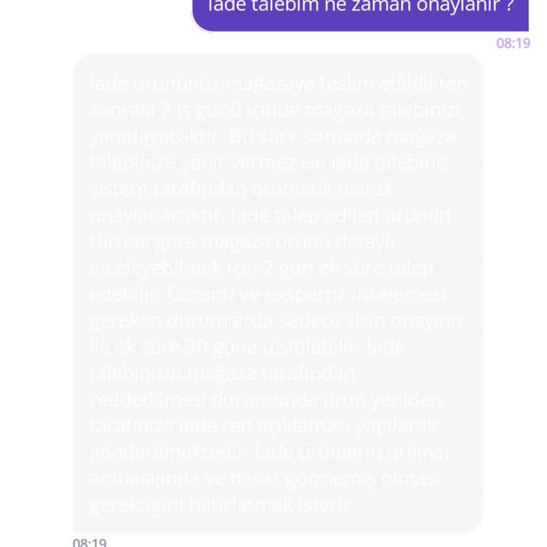 İade Onayı Gecikiyor, Mağduriyet Yaşıyorum