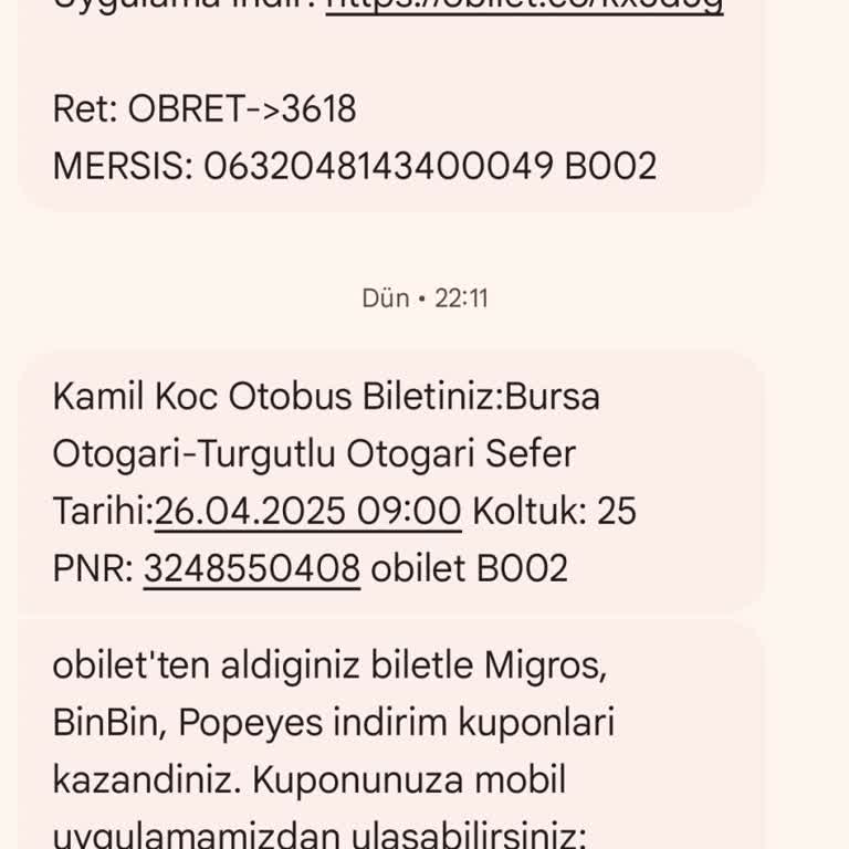 Otobüs 5 Dakika Beklemedi, Mağdur Edildim Ve Biletim Yandı