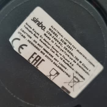 Sinbo Kahve Makinesi Arızası Ve Garanti Sürecinde İletişim Sorunu