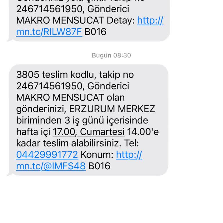 Yanlış Kargo Mesajları Ve Güven Sorunu