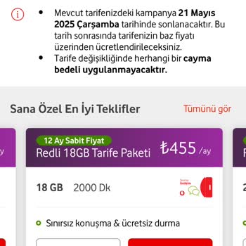 Tarife Yenilemede Yetersiz Paket Ve Yüksek Fiyat Sorunu