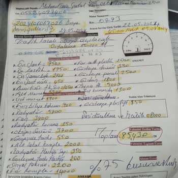 9 Ayda Eksik Teslim Edilen M**** Ve Geri Ödenmeyen Parça Ücreti