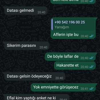 Anketörlere Ödeme Yapılmaması Ve Hakaret Sorunu
