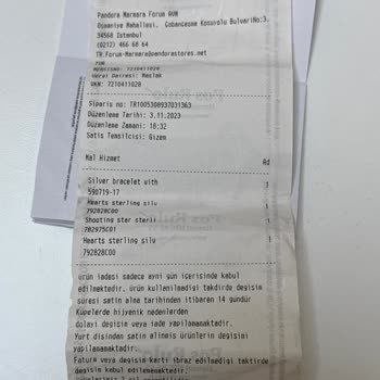 Pandora Bilekliğim Deforme Oldu, Mağaza İlgisiz Kaldı