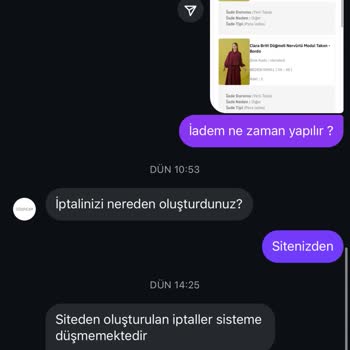 Sipariş İptali Sonrası Para İadesi Geciktiriliyor