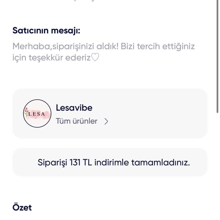 Lesavibe Özensiz Ürün Paketleme!