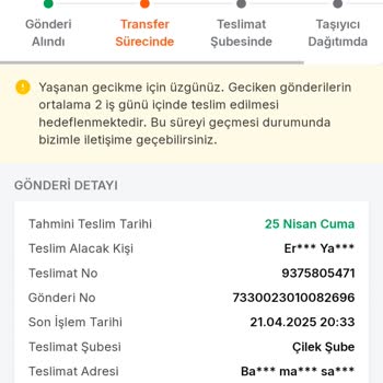 Kargom Günlerdir Teslim Edilmedi, Bilgi De Verilmiyor