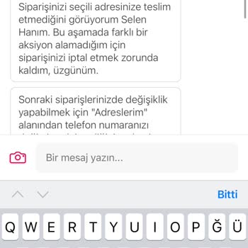 Yemek Sepeti'nde Eksik Teslimat Ve Yetersiz Müşteri Hizmeti