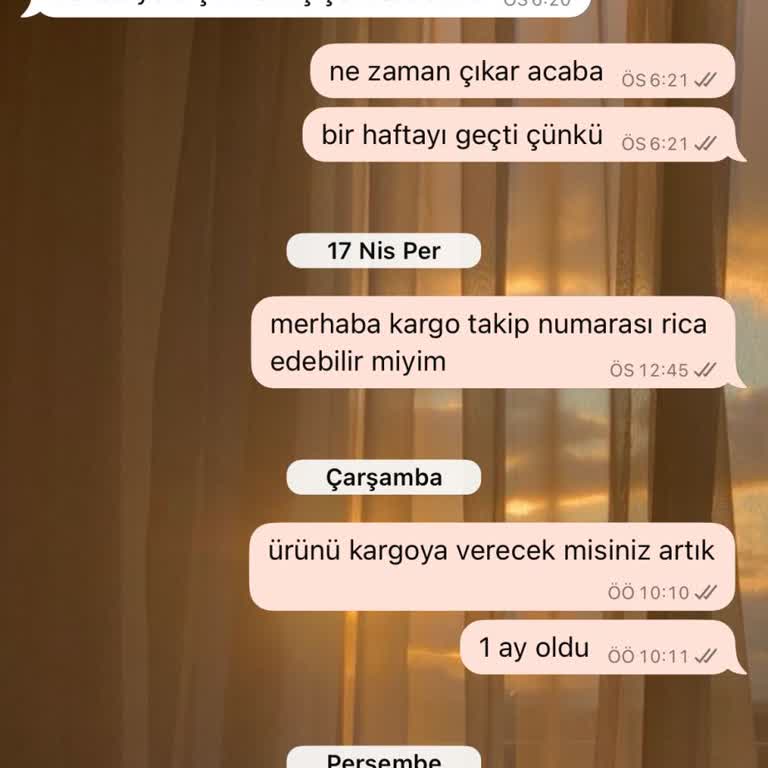 Bayram Haftası Siparişim Teslim Edilmedi, Müşteri Hizmeti Yanıt Vermiyor