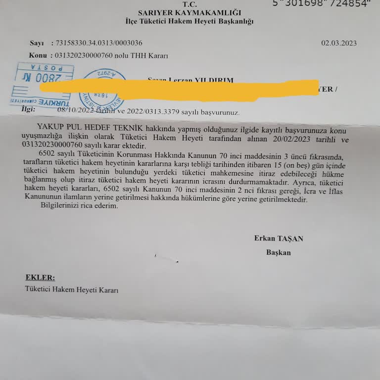 Tamir Edilmeyen Çamaşır Makinesi İçin Alınan Ücret İade Edilmiyor