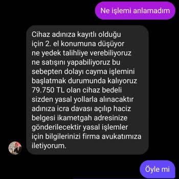 Instagram Üzerinden Telefon Kazandınız Mesajı Ve Ücret Talebi
