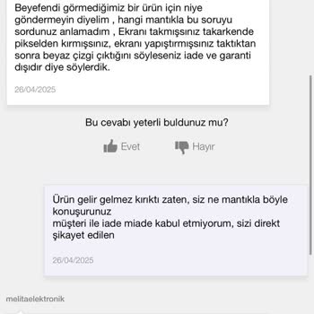 Aldığım Honor 70 Ekran Kusurlu Çıktı, Mağaza İade Ve Değişimi Reddetti