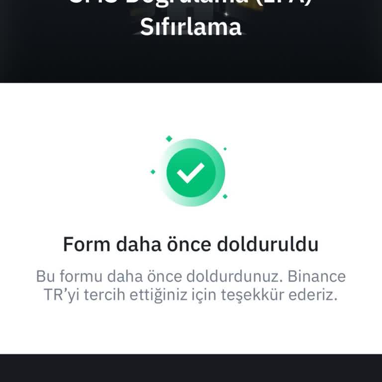Binance TR Hesabıma Erişemiyorum SMS Doğrulama Sorunu Yaşıyorum