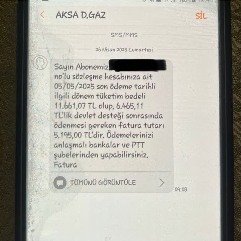 Kullanılmayan Doğalgaz İçin Fahiş Fatura Ve Engelli Vatandaşa Haksızlık