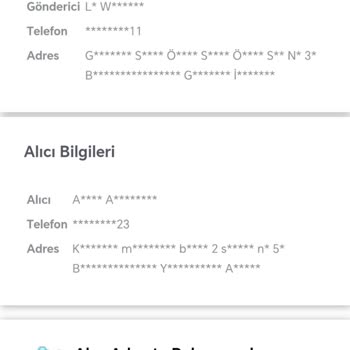 Teslimat Bilgilendirmesi Yapılmasına Rağmen Ürünlerim Adresime Getirilmedi