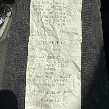 Park Bilgilendirmesi Olmadan Ceza Fişi Bırakıldı