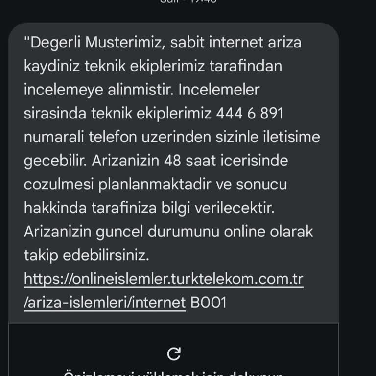İnternet Bağlantı Sorunu Ve Yetersiz Müşteri Desteği