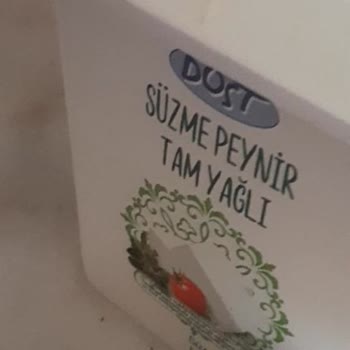 Dost Süzme Peynirde Yabancı Cisimle Karşılaştım