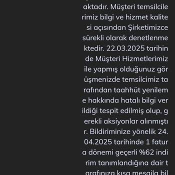 Müşteri Temsilcisinin Yanlış Bilgilendirmesiyle Mağdur Oldum