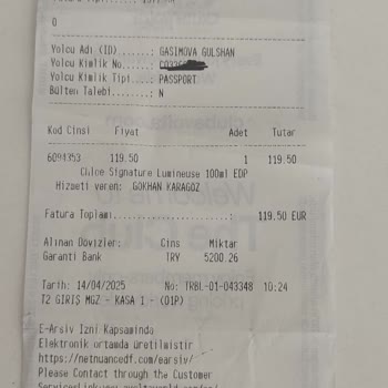 Duty Free'den Alınan Chloe Parfümün Kalıcılığı Yok Ve İade Talebi