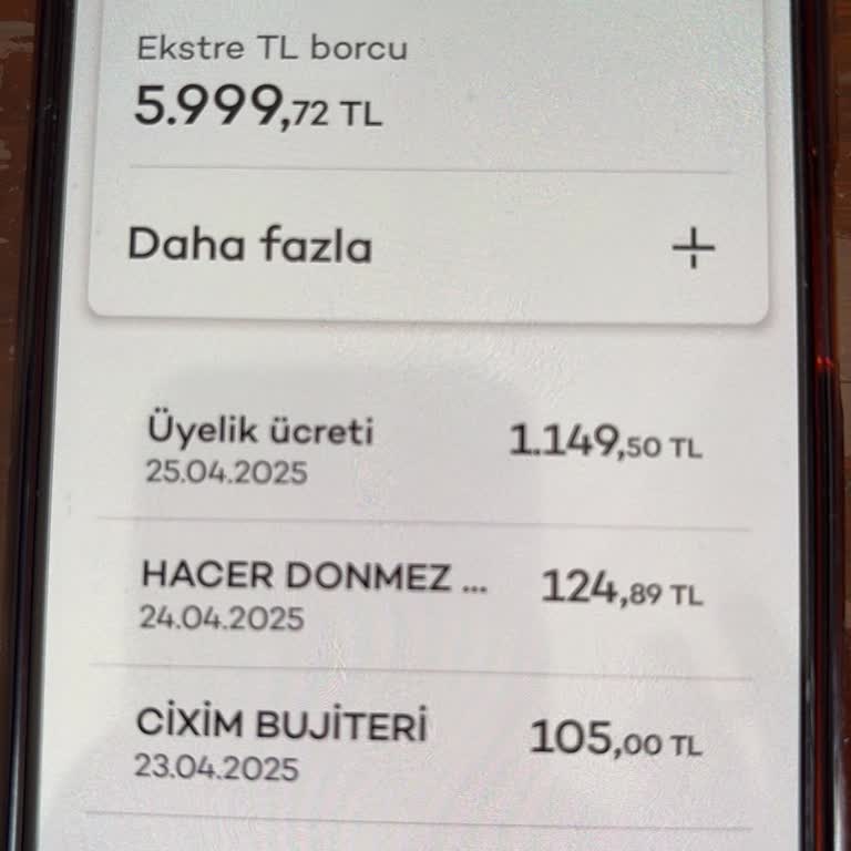 Yıllık Kart Aidatı İadesi Talebim Reddedildi