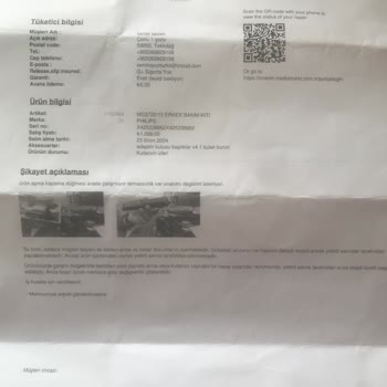 Philips Tıraş Makinesi Garanti Dışı Bırakılan Arızasıyla Mağduriyet Yaşattı