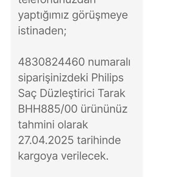 Yarın Kapında Sözü Tutulmadı, Teslimat Gecikti