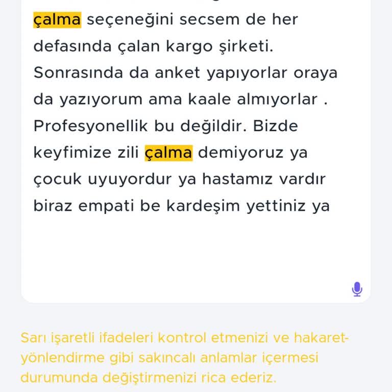 Kargo Tesliminde Zili Çalmama Seçeneğine Rağmen Dikkate Alınmıyor