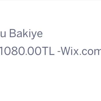 Wix.com Hesabımdan İzinsiz Para Çekildi Müşteri Hizmetlerine Ulaşamıyorum