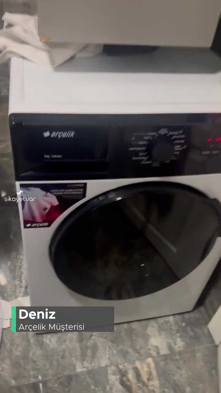 Arçelik Çamaşır Makinesi Yoğun Sesi videonun kapak resmi