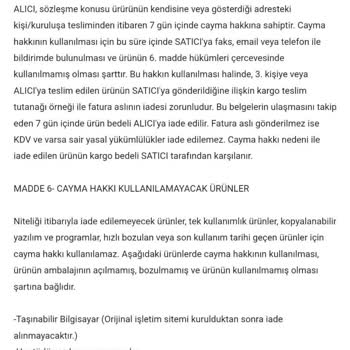 Sipariş Ve İade Süreçlerinde Eksik Bilgilendirme Ve Ek Ücretler Yaşadım