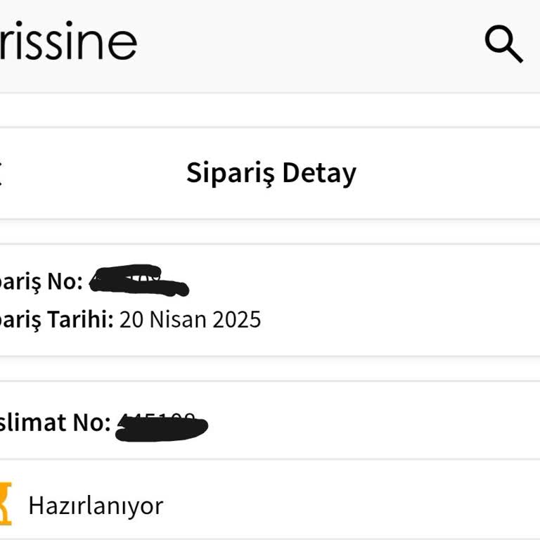 Siparişimin 1 Haftadır Kargoya Verilmemesi Ve İletişimsizlik