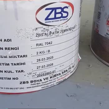 Zemin Boyama Sistemleri Alifatik Boya Fiyaskosu