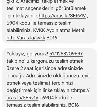 Malazgirt Aras Kargo Şubesi Teslimat Sorunları Bitmiyor