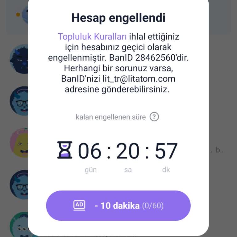 Haksız Yere Banlanan Hesaplarım İçin Çözüm İstiyorum