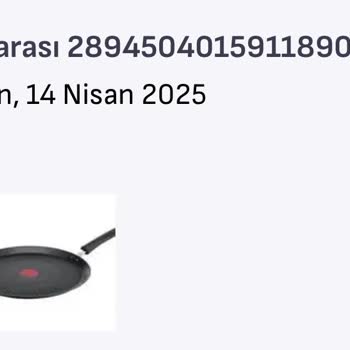 Tefal Siparişim Geç Ve Eksik Teslim Edildi Müşteri Hizmetleri Çözüm Sunmuyor