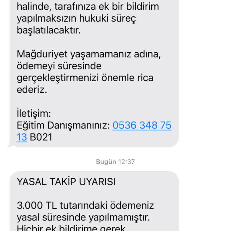 Kurs Ücreti İçin Sahte Evrak Ve Ödeme Baskısı