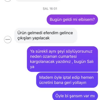 Siparişim Kargoya Verilmedi, İade Talebim De Reddedildi