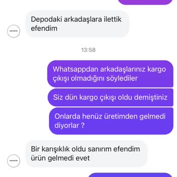 Siparişim Kargoya Verilmedi, İade Talebim De Reddedildi