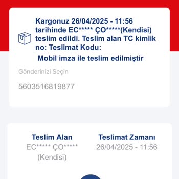 Kargom Başkasına Teslim Edildi, Ulaşamıyorum