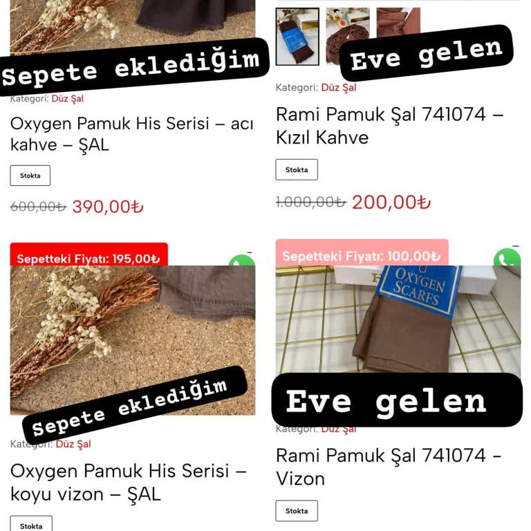 Yanlış Ve Değerinin Altında Şal Gönderimi Mağduriyeti