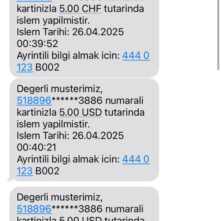 Kredi Kartımdan İzinsiz İşlemler Ve Yetersiz Bilgilendirme Mağduriyeti