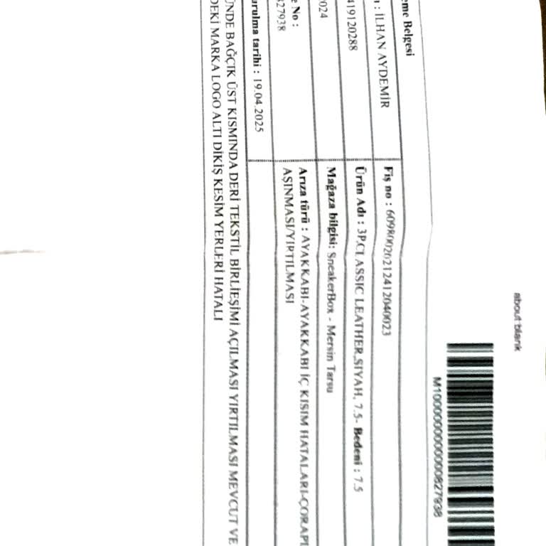 Ayakkabıda Üretim Hatası Var Firma Sorumluluk Almıyor