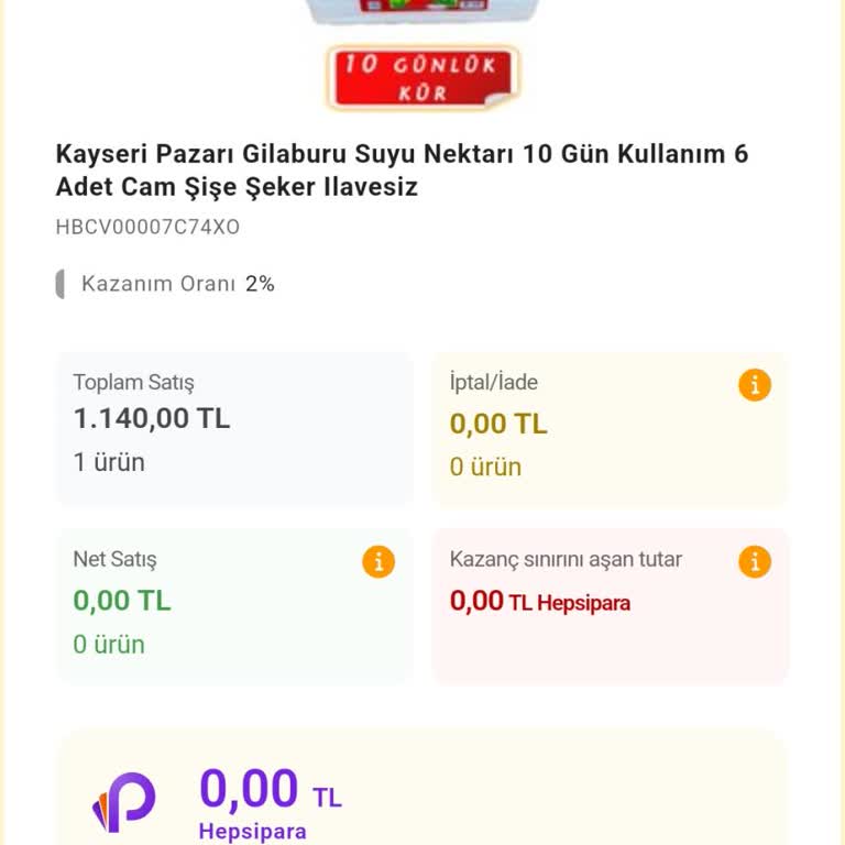 Hepsipara Cüzdana Aktarılmıyor, Sebep Belirtilmiyor