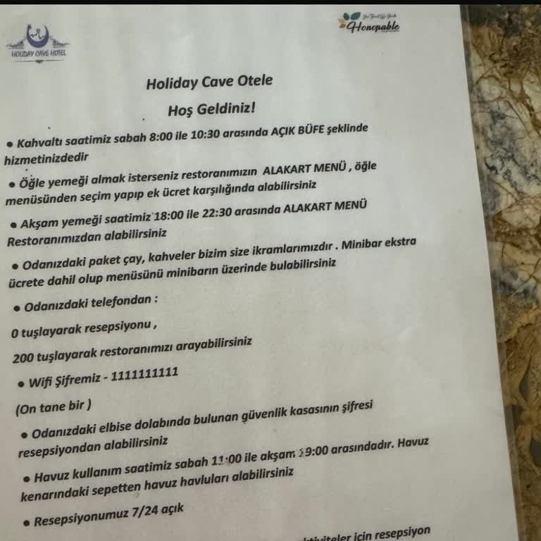 Klima Sorunu Ve Mini Bar Ücretlendirmesi Hayal Kırıklığı Yarattı