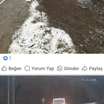 Heyelan Sonrası Alternatif Yolda Oluşan Çukurlar Araçlara Zarar Veriyor