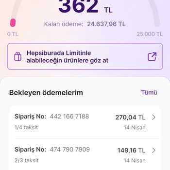 Hepsiburada Keyfi Limit Düşürme Ve Müşteri Memnuniyetsizliği