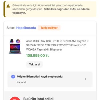 Siparişim Teslim Edilmedi Yeni Ürün De Alınamıyor Mağdur Ediliyorum