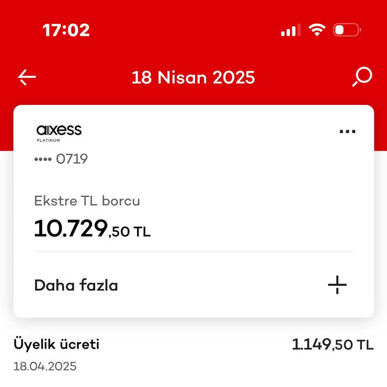 Haksız Kredi Kartı Üyelik Ücreti İadesi Talebim