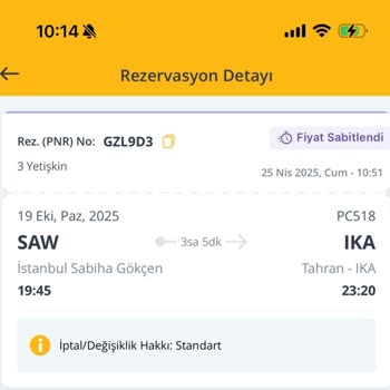 Pegasus Uygulamasında Bilet Ve İade Hatası Mağduriyeti